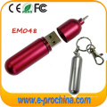 Mini disco de la pluma de la memoria del logotipo de encargo, impulsión del flash del USB (EM048)